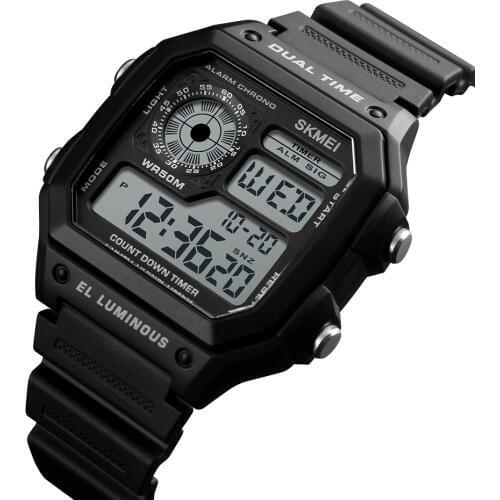 SKMEI Men Digital Casual Watch Chronograph Led Men Watches Waterproof Digital Watch Minimalist Wristwatch Relogio Masculino saat