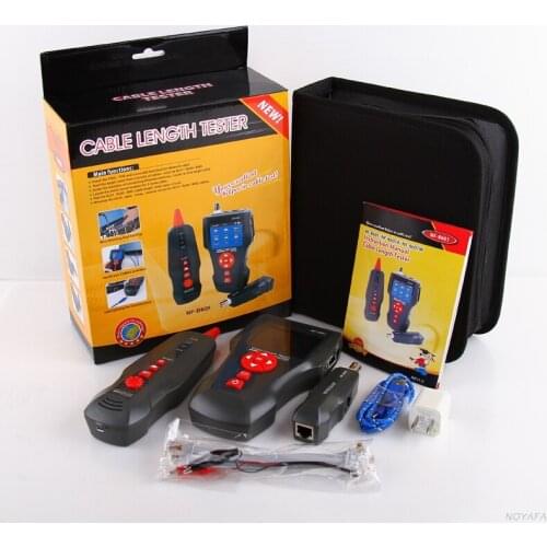 NOYAFA Original Package NF-8601 Network Cable Tester Diagnose Tone Detector BNC PING/POE Metal Line RJ45 RJ11 Phone Wire Tracker