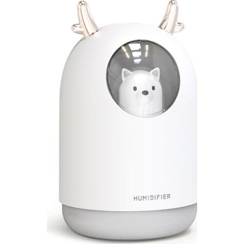 Zq Humidifier Household Small Appliances USB Small Creative Cute Pet Mini Desktop Air