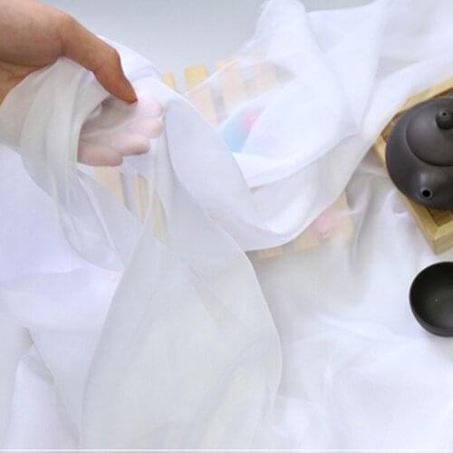 High quality 30D chiffon fabric Ultra-thin solid color chiffon Ancient costume artificial silk COS costume cloth