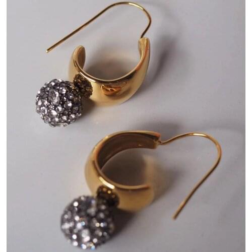 2021 Amybaby Luxury Fashion Designer Vintage Crystal Pearls Stone Womens Stud Earring Jewelry For Party