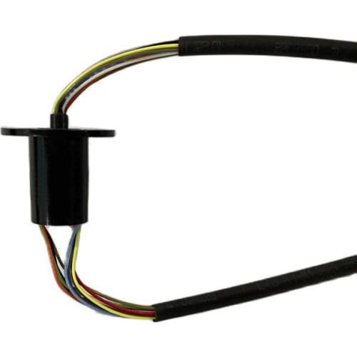 1pc SRC012A2-12 A2 Type 12 Channels 2A Slip Ring Capsule Slip Ring Diameter 12.4mm 250RPM 360 Degree Rotary Connector Head Joint