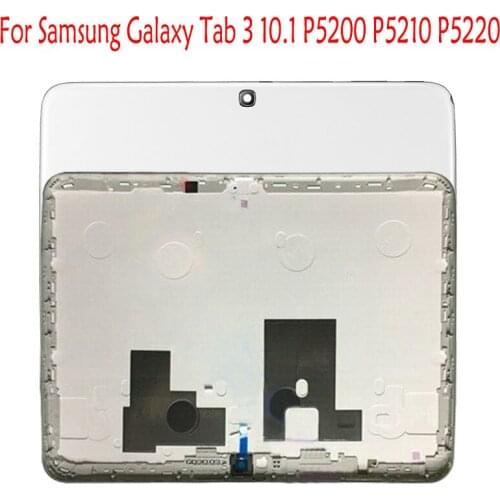 10 Pcs (Checked) For Samsung Galaxy Tab 3 10.1 SM-P5200 P5210 P5220 Back Battery Cover Rear Door Housing Case Replacement Part