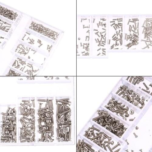 500Pcs 18 Types Mini screw DIY Kit Laptop Computer Assemble Repair Screw box