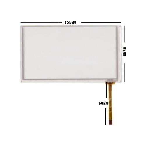 Free shipping XWT715 New 155mm*88mm GPS navigation vehicle 6.2 inch 155*88 resistive touch screen