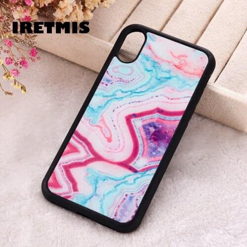 Iretmis 5 5S SE 2020 phone cover cases for iphone 6 6S 7 8 Plus X Xs Max XR 11 12 Mini Pro Soft Silicone TPU Dream Stone