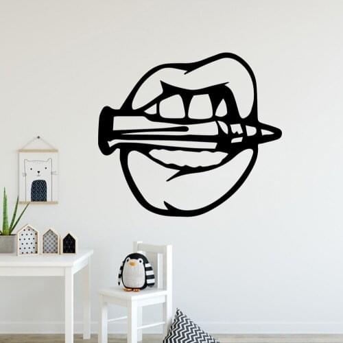 Diy Lip Wall Art Decal Wall Sticker Mural For Living Room Bedroom Decorative Stickers stickers muraux