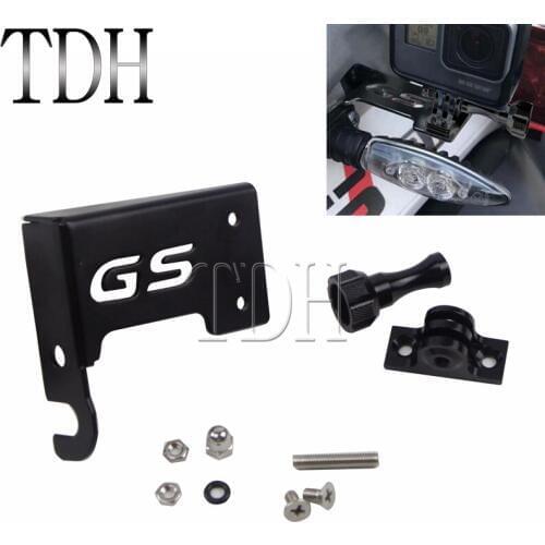 For BMW R1200GS LC ADV 14-16 Motorcycle Left Front Stand Bracket Go Pro Camera For BMW F650GS F700GS F800GS R1200GS LC 2013-2016