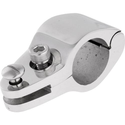 Boat Bimini Top Jaw Slide Hinged, 316 Stainless Steel Marine Hardware Fitting for 7/8 Inch Tube