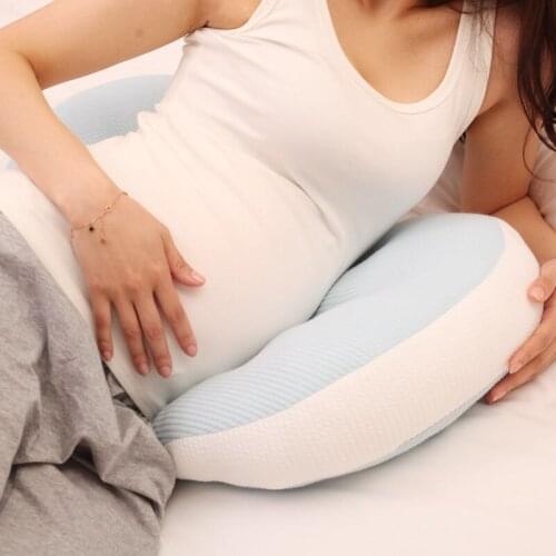 Lumbar Support Side Pillow for Pregnant Women, U-shaped Side Sleeper Pillow, Auxiliary Cushion for Pregnancy Supplies F8144