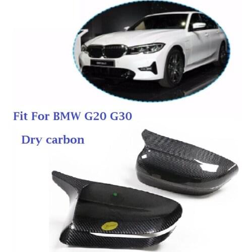 Dry Carbon Fiber M Look Side Mirror Moulding Cover Car Accessories Fit For BMW 3 4 5 7 8 series G20 G22 G30 G12 G16