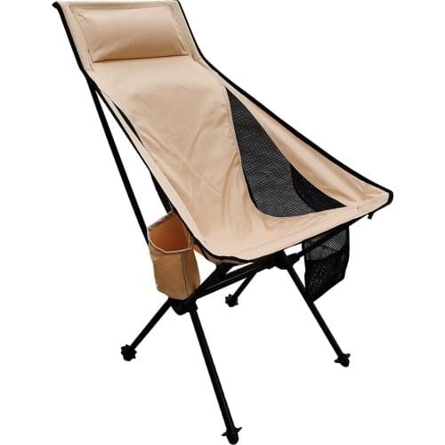 Ultralight Outdoor Folding Camping Chair Picnic Hiking Travel Leisure Backpack Foldable Beach Moon Chair Fishing portable Chair
