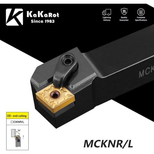 1set lathe KaKarot MCKNR1616H12 MCKNR2020K12 MCKNR2525M12 Carbide inserts CNMG turning insert CNC Tool HolderLathe Cutting Tool