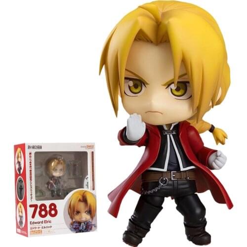 In Stock Good Smile Nendoroid Fullmetal Alchemist Anime Figure 788 Edward Elric 10Cm Pvc Action Figure Model Collection Toys