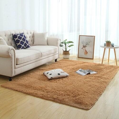 Shaggy Fluffy Soft Floor Mat Carpet High Quality Bedroom Living Room Sofa Rug Living Bedroom Bedside Mat Balcony Carpets