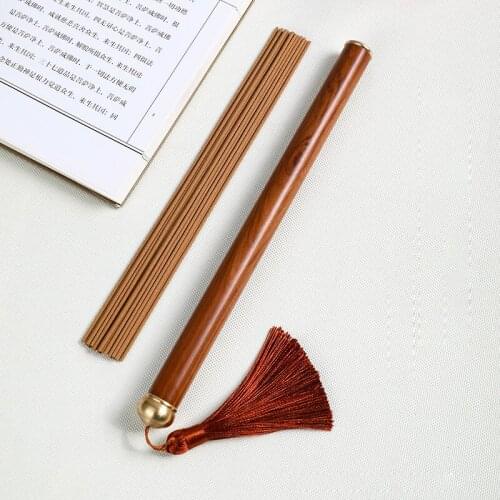 High Quality Vietnam Agar Fuson laterite Red Soil Oud wood incense sticks rosewood tube storage Genuine natural aromatic