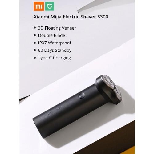 Xiaomi Mijia Shaver Razor Shaving Beard Machine for Men Double blade Trimmer Dry Wet Double Use Shaver S300