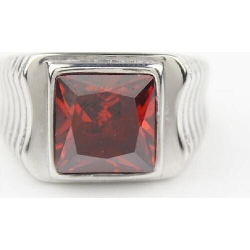 Titanium Steel Jewelry Ring American Soldier Redstone Ring Casting Ring