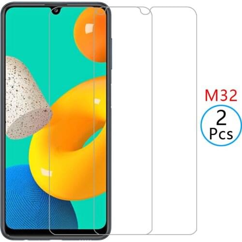 Protective tempered glass for samsung m32 screen protector on galaxy m 32 32m n32 film samsun samsumg sansung galaxi samsungm32