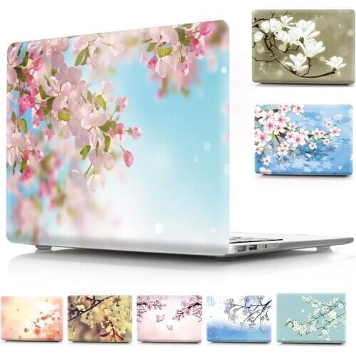 Flower Printed Hard Shell Laptop Cover Case For Macbook Pro 16 Retina bag Sleeve For Apple Mac Pro 16 case