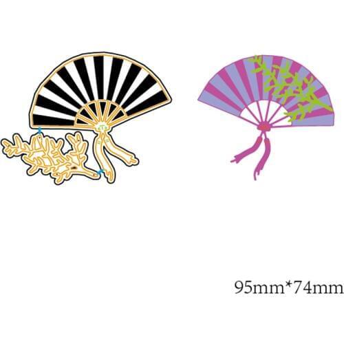 ZhuoAng fan Cutting Dies for Card Making DIY Scrapbooking Photo Album Decoretive Embossing Stencial