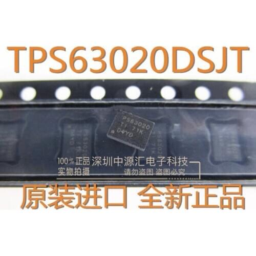 10pcs 100% new and orginal PS63020 TPS63020DSJT VSON-14 HIGH EFFICIENCY SINGLE INDUCTOR BUCK-BOOST CONVERTER WITH 4-A in stock