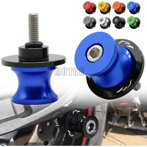 6MM For Yamaha FZ-1 FZS10 V 2004-2015 FZ1 FZ 1CNC Motorcycle Rear Swingarm Sliders Spools Stand Screws Swing Arm Protection 6 MM
