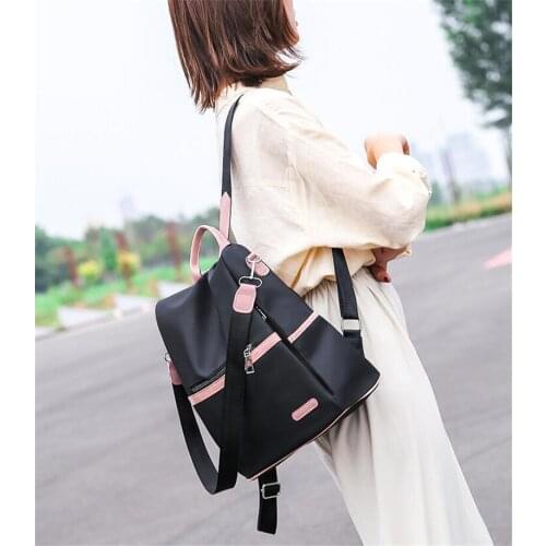 Anti-theft Oxford Women Backpack Waterproof Daypack for Girls High Quality Simple Travel Knapsacks School Shoulder Bags