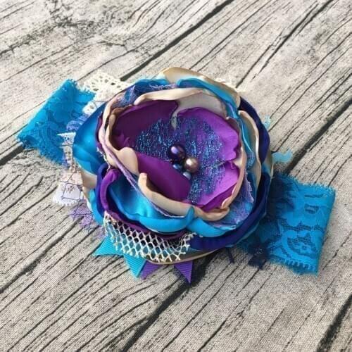 Free Shipping Flower Girl Headband Kids Hair Accessories Photo Prop