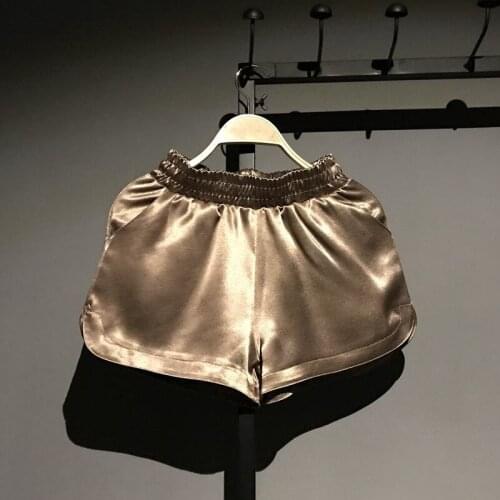 GirlS Pants Shiny Versatile Stretch Pants Shorts 19 Summer Wear New Style Childrenswear 3-9-Year-Old