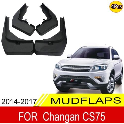 Molded Mud Flaps For Changan CS75 2014 2015 2016 2017 Mudflaps Splash Guards Front Rear Mudguards Fender