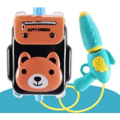 Childrens Backpack-type Cartoon Water Gun Squirt Pool Toys Pressure Spray Blaster Swimming Pool Toy Hot Spring Water Gun Gift