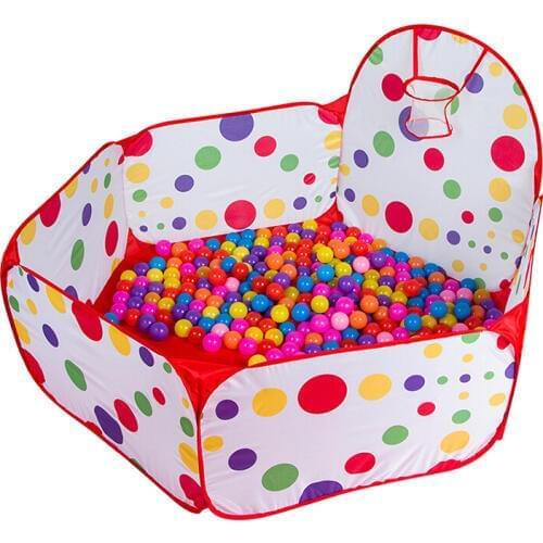 Kids Baby Playpen Cartoon Cast Basketball Ocean Ball Pool Play Game House Tent Pool Children Tent Baby Play Yard