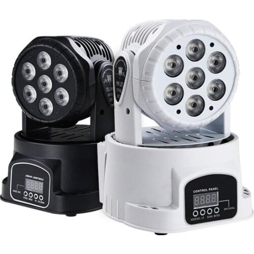 Disco Light DMX RGBW LED Stage Light Moving Head Beam Party Lights DMX-512 Led Dj Xmas Christmas Sound Active LED Par DJ Light