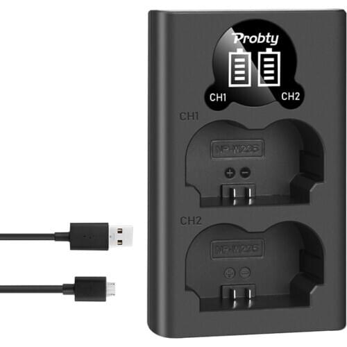 NP-W235 NPW235 LED dual-channel charger with C-type port for Fujifilm Fuji X-T4XT4