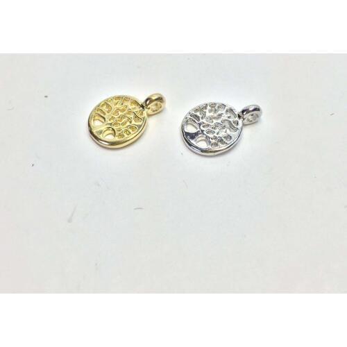 Eruifa Hot Mini Polished Shiny Hope Tree Wholesell 20pcs per bag necklace,earring bracelet jewelry DIY handmade 2 colors