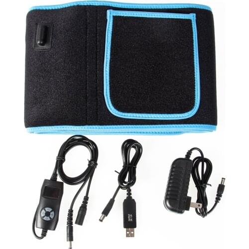 Infrared LED Light Heat Therapy Massage Wrap Muscle Pain Relief Body Care Waist Spine Lumbar Belt Back Brace Support Health Care