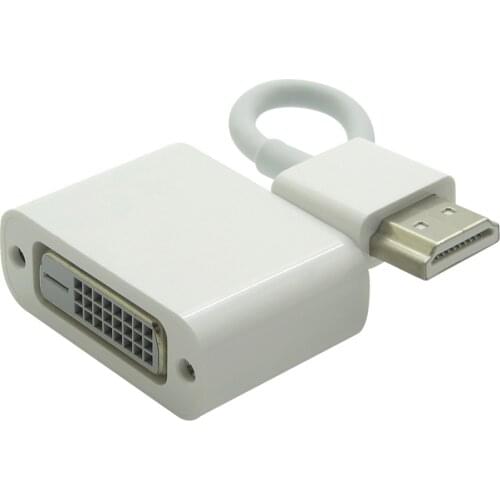 50pcs/lot Full HD 1080P Male to Female HDMI to DVI Cable Converter Adapter for Macbook HDTV Projector Computer Monitor