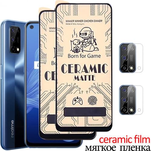 Anti-Fingerprint Ceramic Glass for Realme 7 Pro Realmi 7 5G Screen Protector Realm 7 Soft Matte Glass Realmi 7 Pro