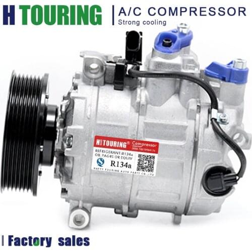 For Audi air conditioning compressor for Audi Q7 Volkswagen Touaregs 3.2L 3.6L V6 7L6 820 803 PX 471-1516 7L6820803P 7L6820803PX