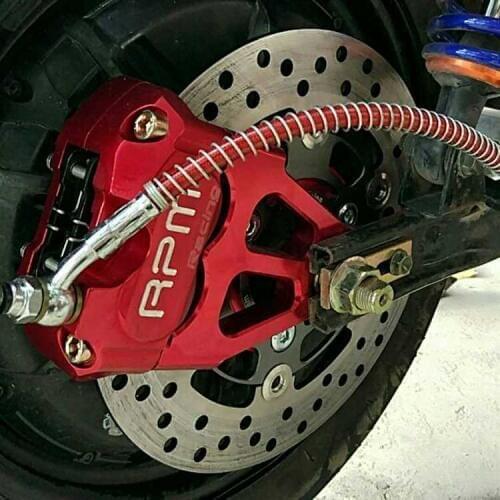 CNC 82MM Hole Pitch Motorcycle Rear Brake/Shock System Adapter Bracket Fit for 82MM Brake Calipers on Rear Wheel Brake