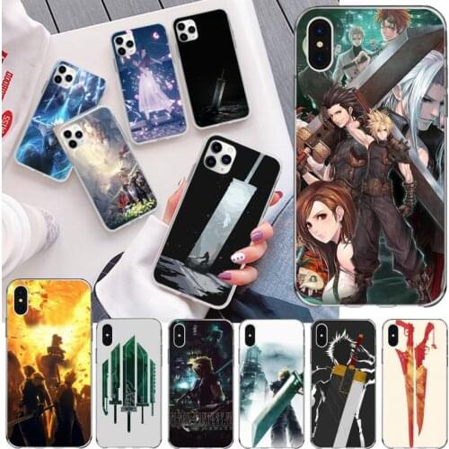 Final Fantasy TPU Soft Silicone Phone Case Cover for iPhone 11 pro XS MAX 8 7 6 6S Plus X 5S SE 2020 XR cover