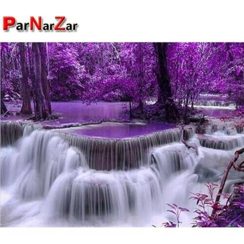 ParNarZar 5D DIY Diamond Painting Kits - Small Waterfall - For Home Wall Decorations
