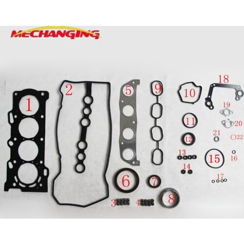 4ZZFE For TOYOTA COROLLA 16V Metal Full Set Engine Parts Full set of gasket seals Engine Gasket 04111-22060 50177500