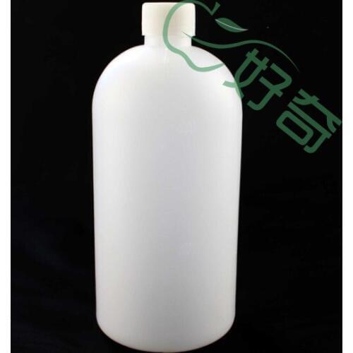 Fine plastic bottle mouth bottle reagent bottle 1000ml bottle with a liter of water sealed bottle plug with a scale of 2 pounds