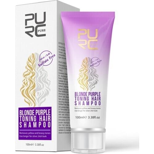 1PC Blonde Purple Toning Hair Color Blonde Gray Silver Hair Dye Long Lasting Barber Shop Hair Bleach Cream 100ml