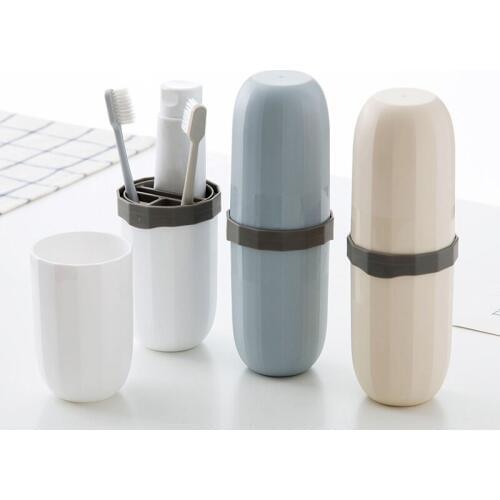 1PC Portable Toothbrush Case Travel Tooth Toothbrush Cover Hiking Camping Protect Storage Box Wash Cup Cosmetic Capsule Case