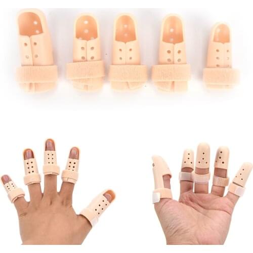 1Pcs Adjustable Hook Plastic Hand Finger Splints Support Brace Mallet Splint for Broken Finger Joint Fracture Pain Protection