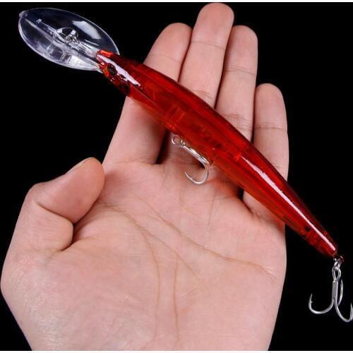 1Pcs Big Minnow Fishing Lure 175MM 23G Laser Artificial Bait 3D Eyes Crankbaits Fishing Wobblers Pike Carp Bait Fishing Tackle