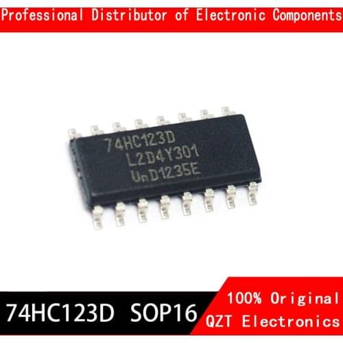 10PCS 74HC123D SOP16 74HC123 SOP SN74HC123DR SN74HC123 SOP-16 SMD new and original IC